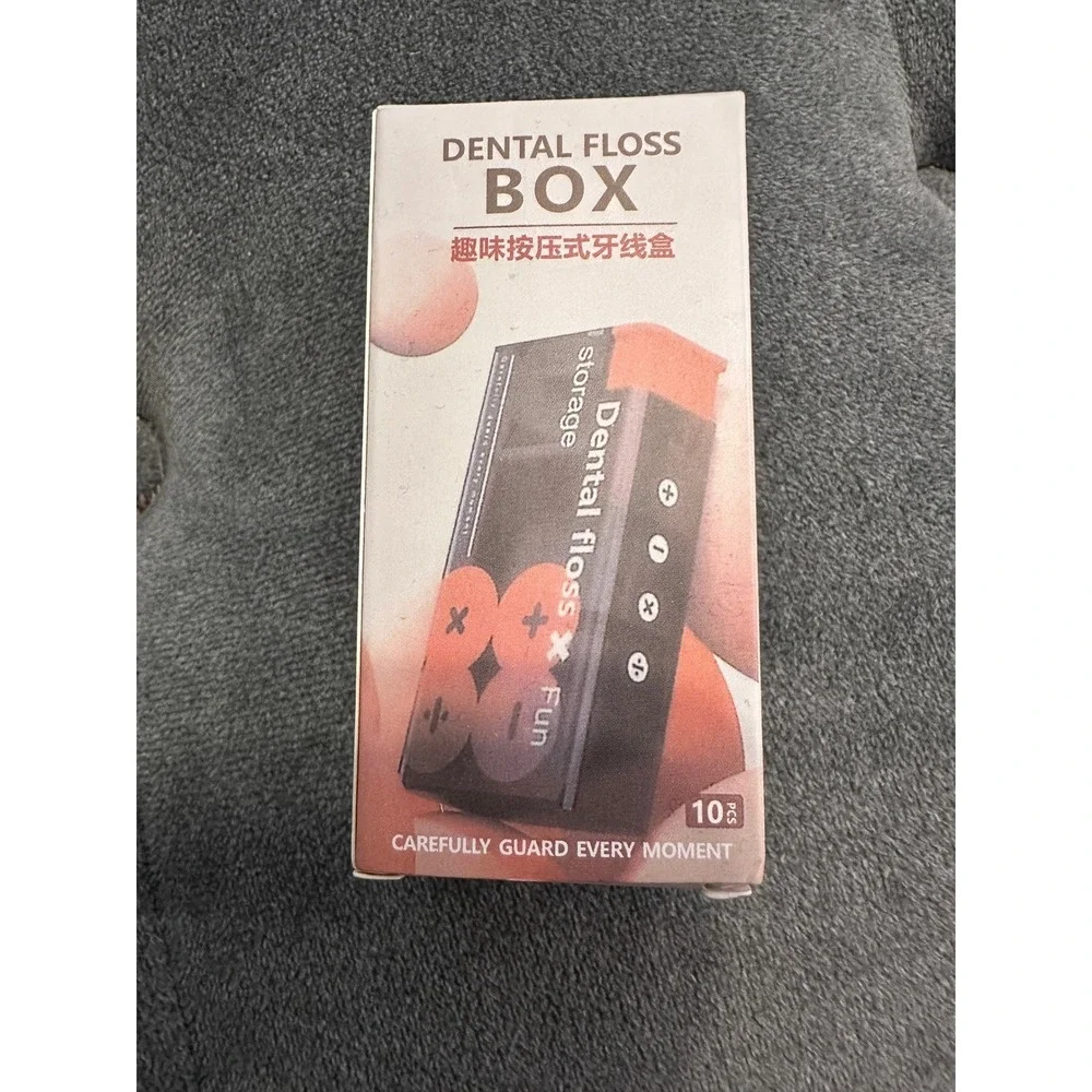 Dental Floss Box Fun Storage Oral Hygiene Travel Size 10 PCS